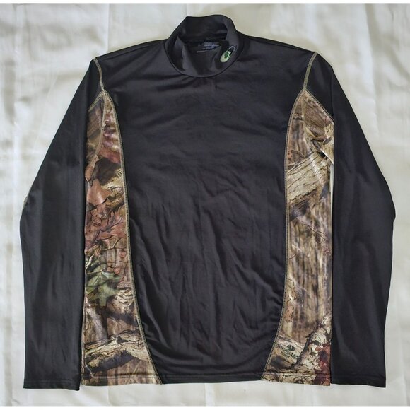 Break Up Infinity Men's Black Mossy Oak Performance Field Tee Sz Medium (38-40) - Picture 4 of 11